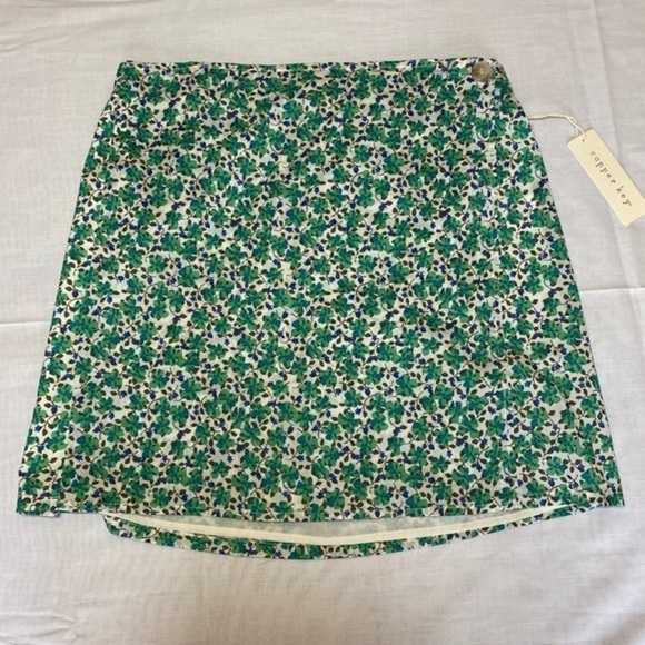 𝅺copper key floral skirt size-L‎ juniors - Picture 3 of 7